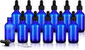 Leak-Proof 2oz Blue Glass Dropper Set