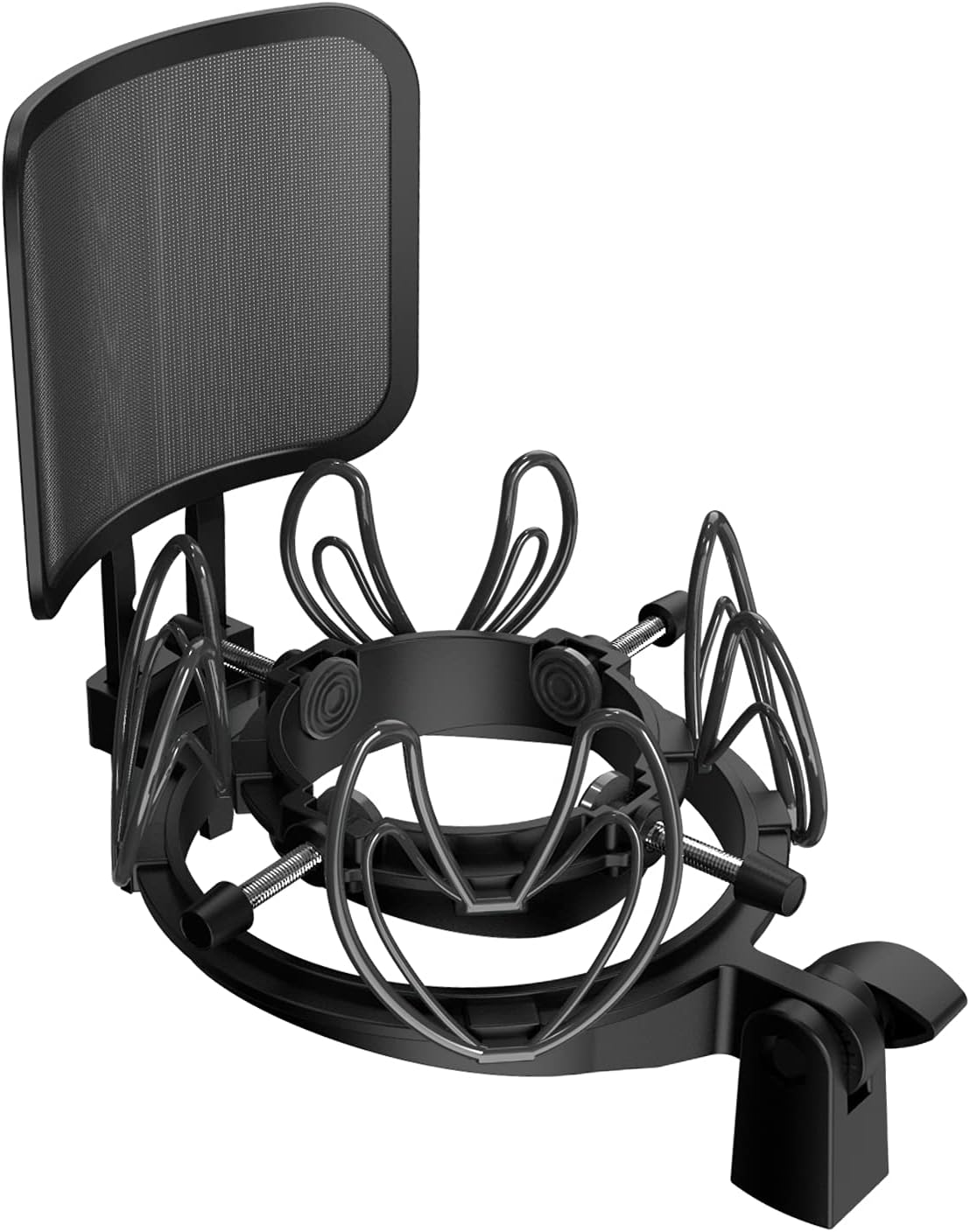 Mictop Universal Microphone Shock Mount with Pop Filter