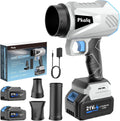 2025 Upgraded Leaf Blower Cordless - Dual Batteries, Turbo Power
