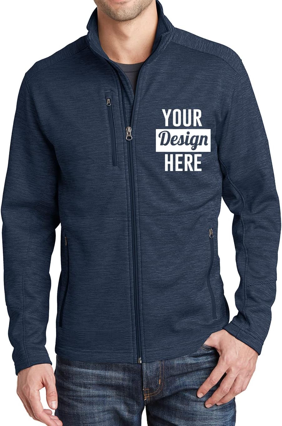 Custom Logo Fleece Jackets by INK STITCH