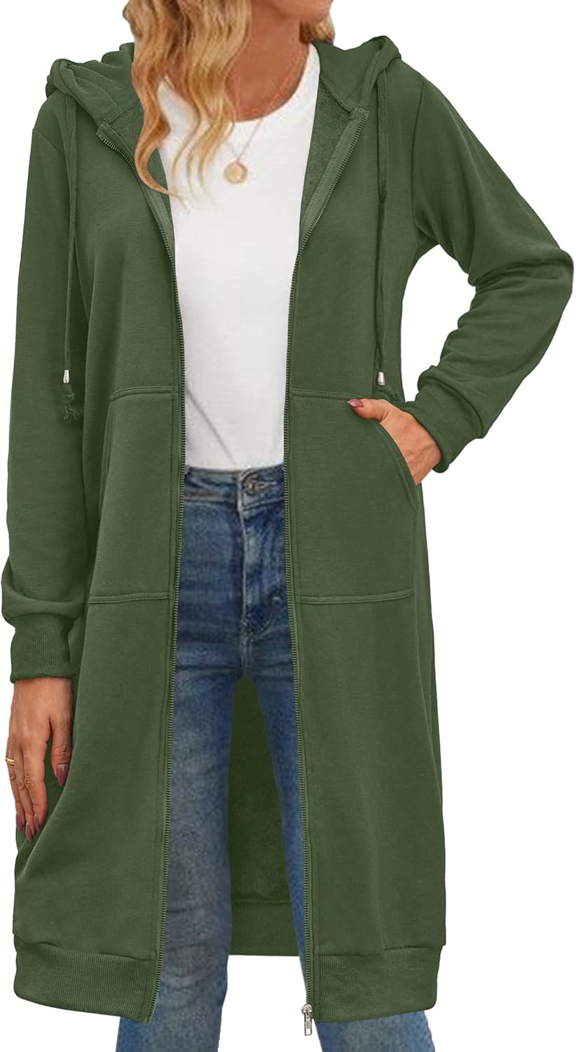 Zeagoo Women's Zip Up Hoodies for Cozy Fall Fashion Style