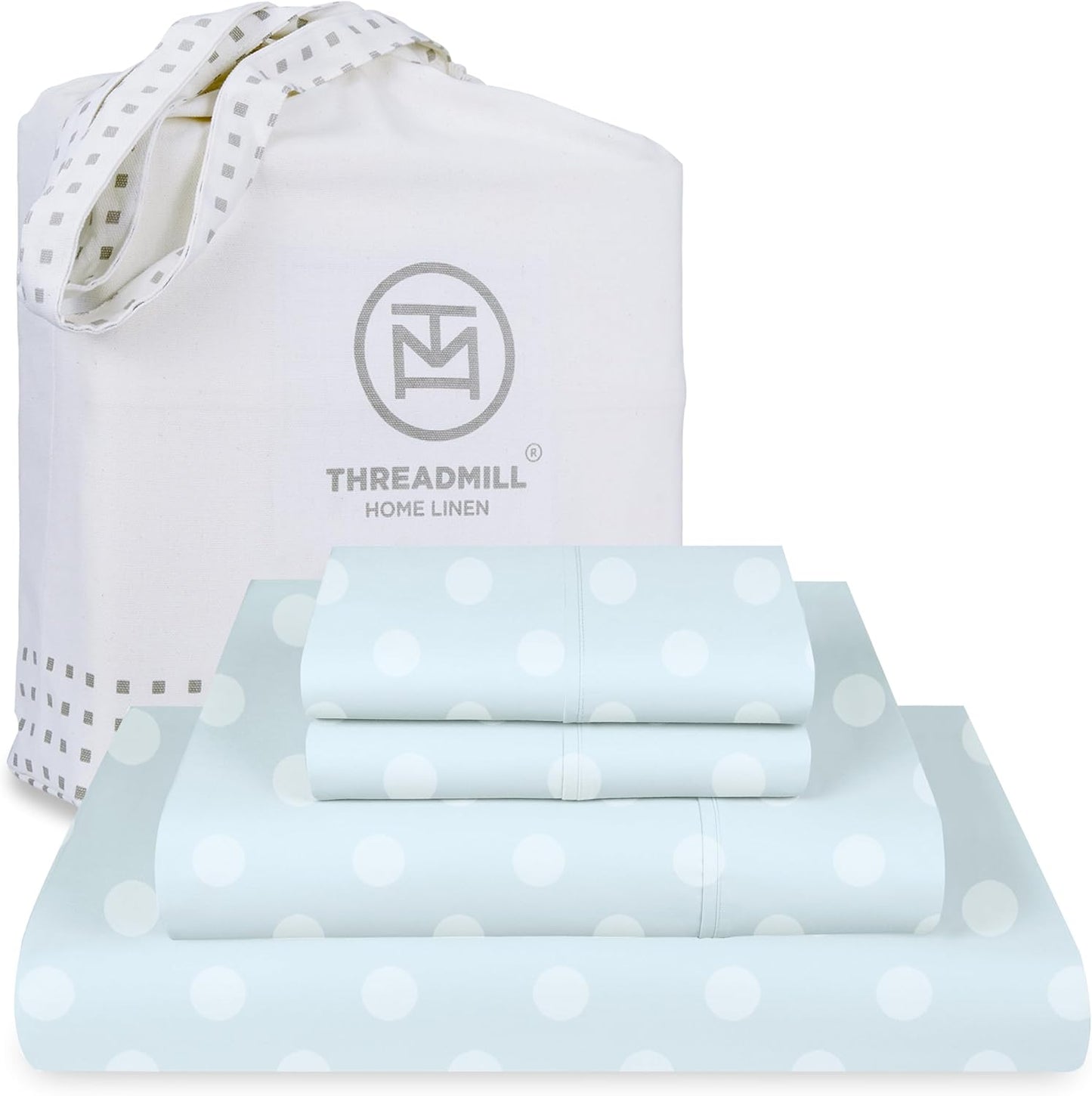 Threadmill 100% Cotton King Size Sheets Set for Cozy Nights