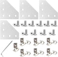 4040 Corner Bracket 5 Hole L Shape Joint Plates Set - Heavy Duty