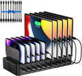 80W Charging Station for Multiple Devices - 10-Port Fast Charge