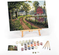 Ledgebay Paint by Numbers Kit for Adults 16in x 20in Framed - The Road