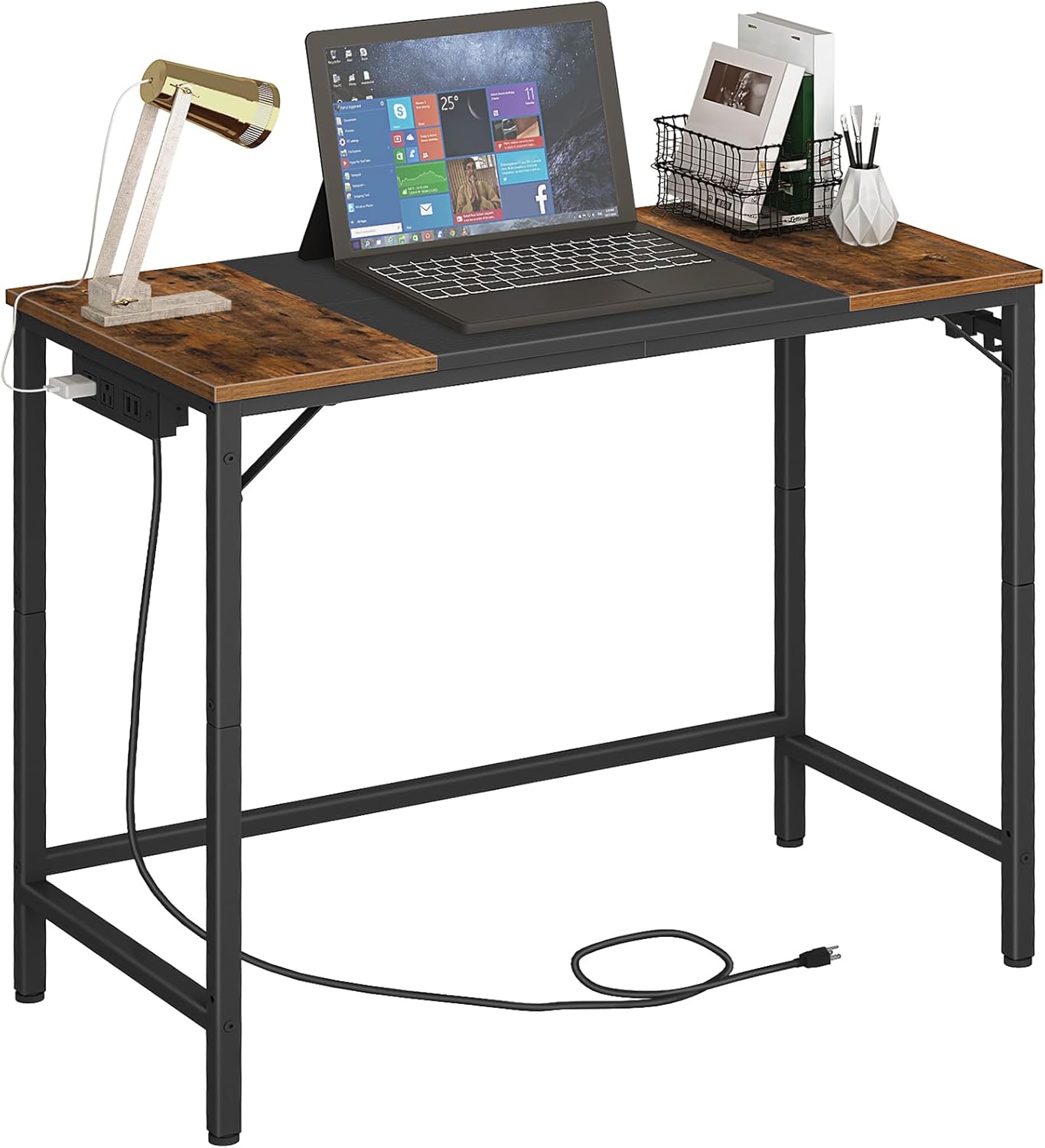 Sturdy Hoobro Desk with Power Outlet