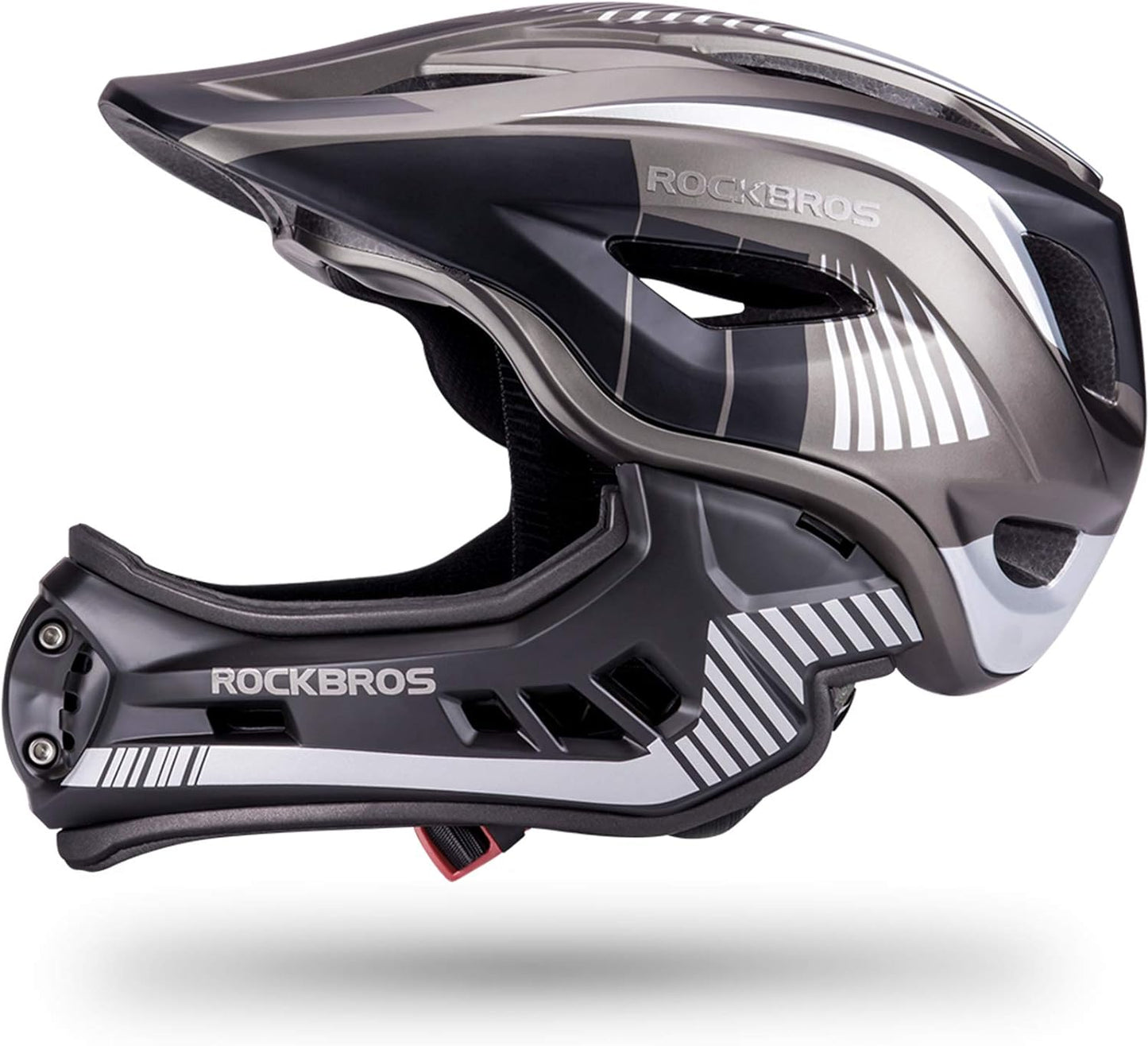 ROCKBROS Kids Full Face Helmet for Safe Cycling and Skating