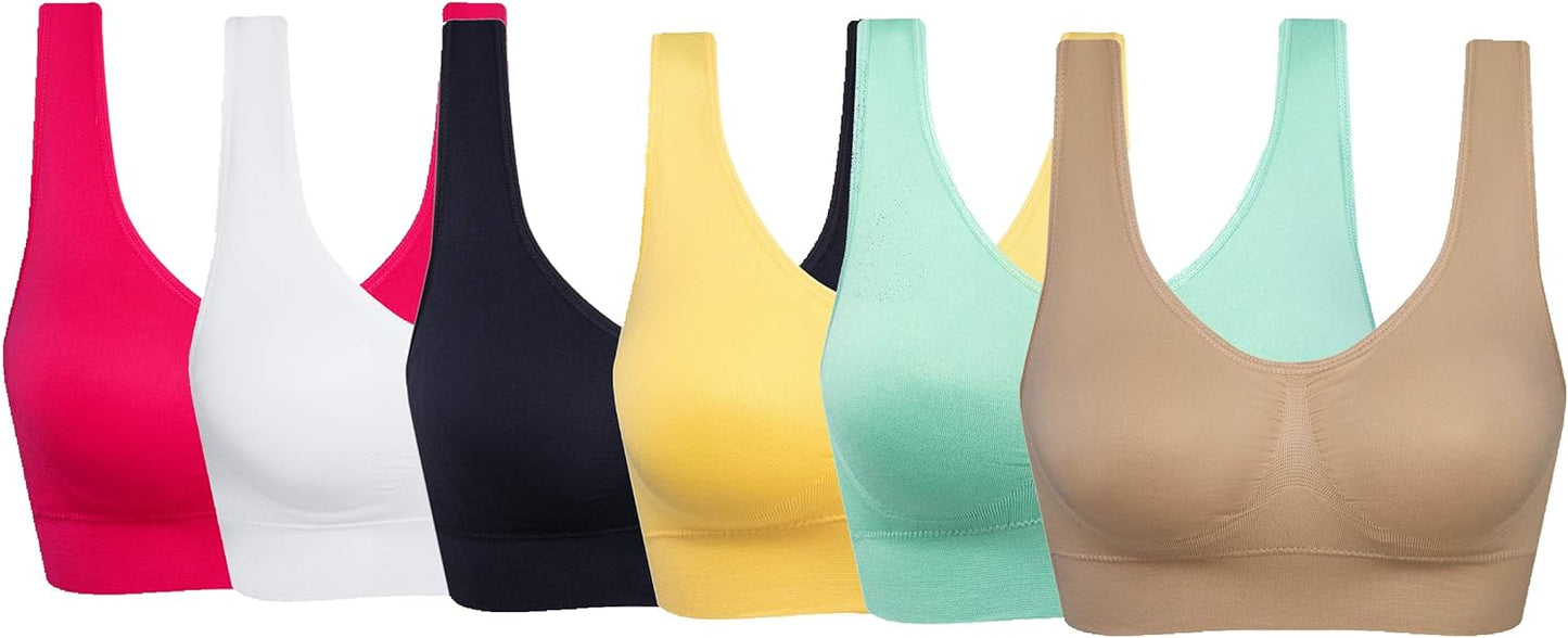 Women's Comfort Workout Sports Bra for Low-Impact Activities