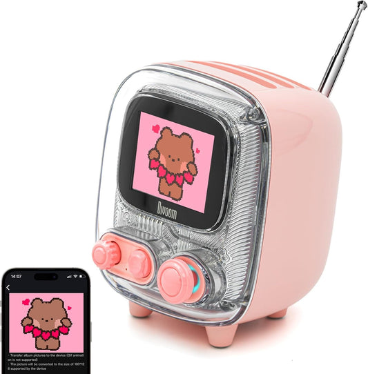 Divoom Tiivoo-2 Retro Bluetooth Speaker - Pixel Art Fun