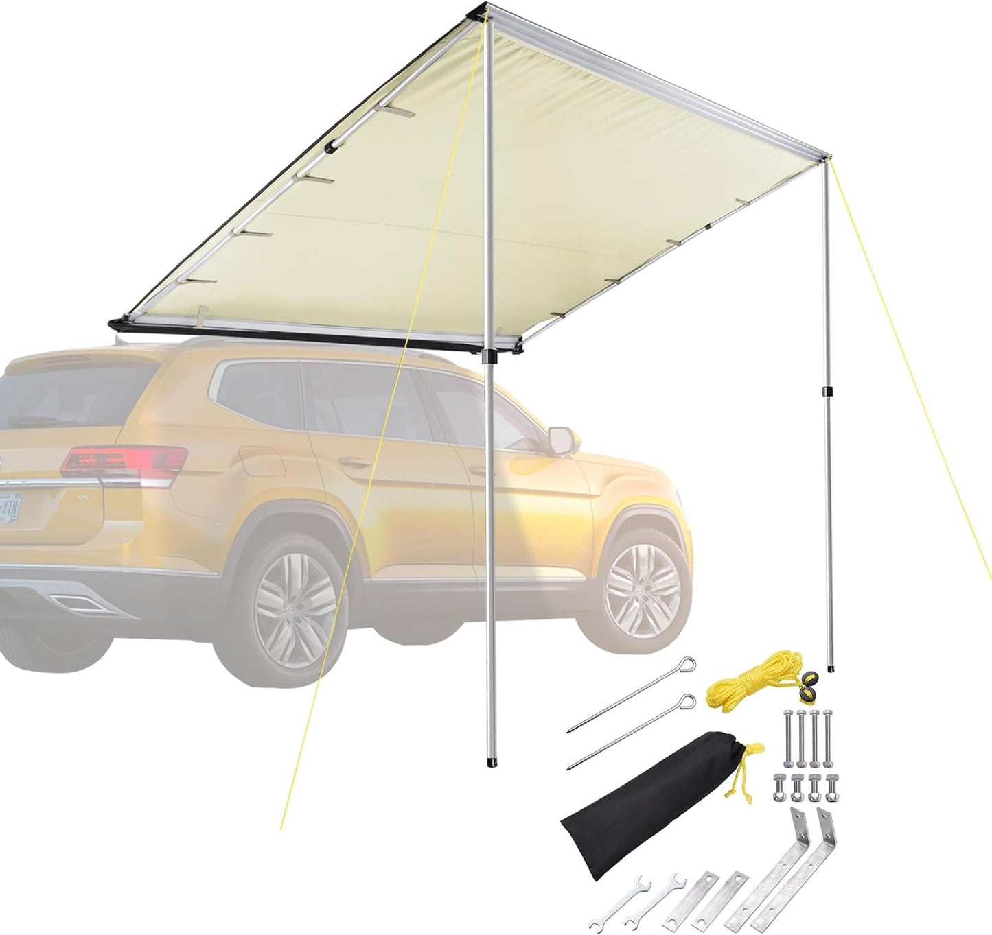Yescom 7.6'x8.2' Vehicle Awning - Ultimate Shade Solution!