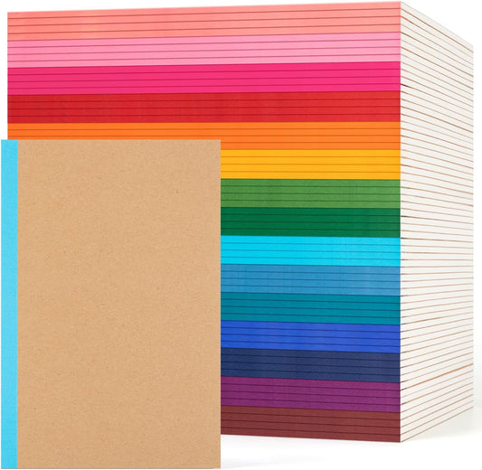 60 Pack Composition Notebook Journals for School and Office Use