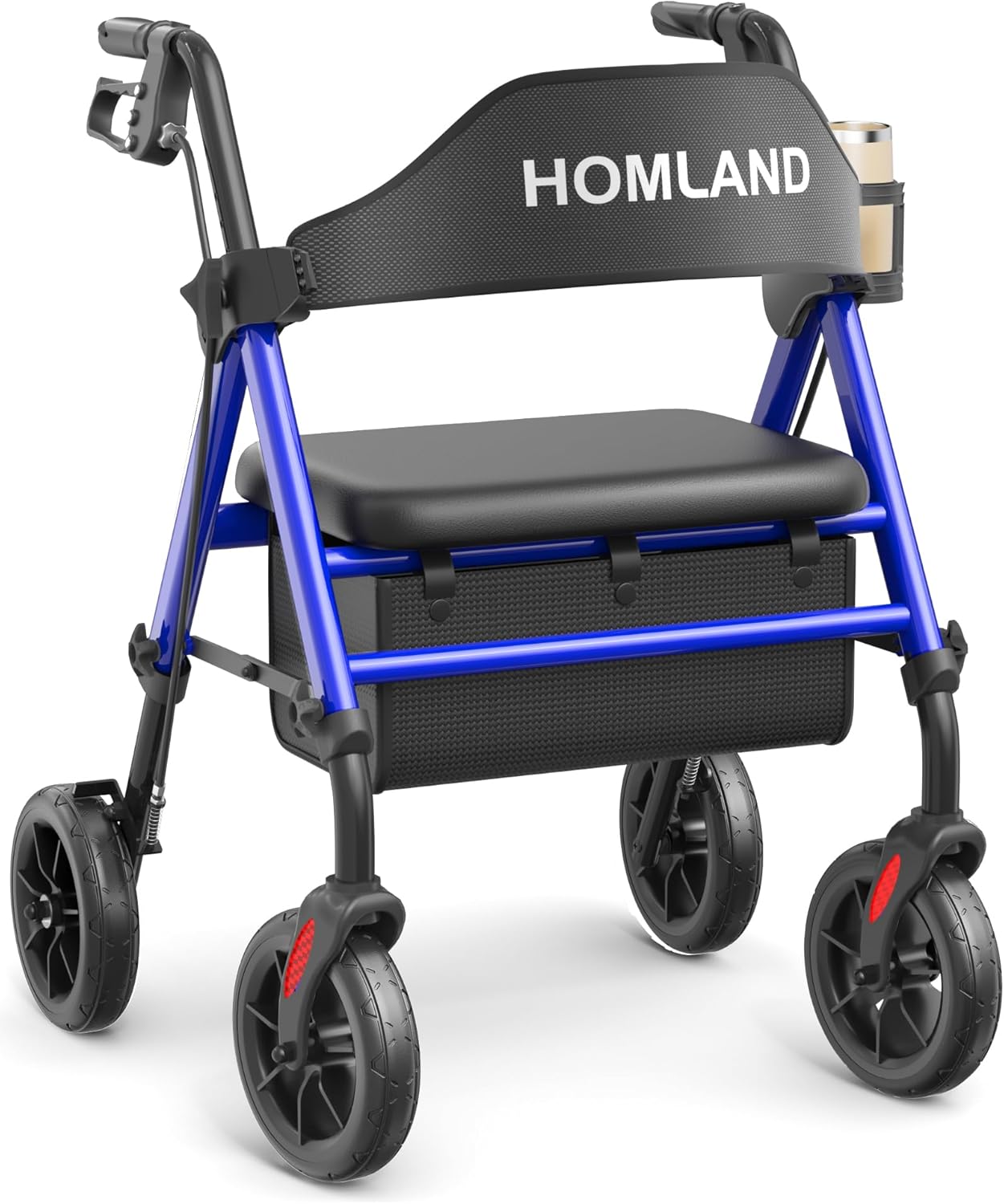 Walkers for Seniors with Seat - Foldable Rollator Walker