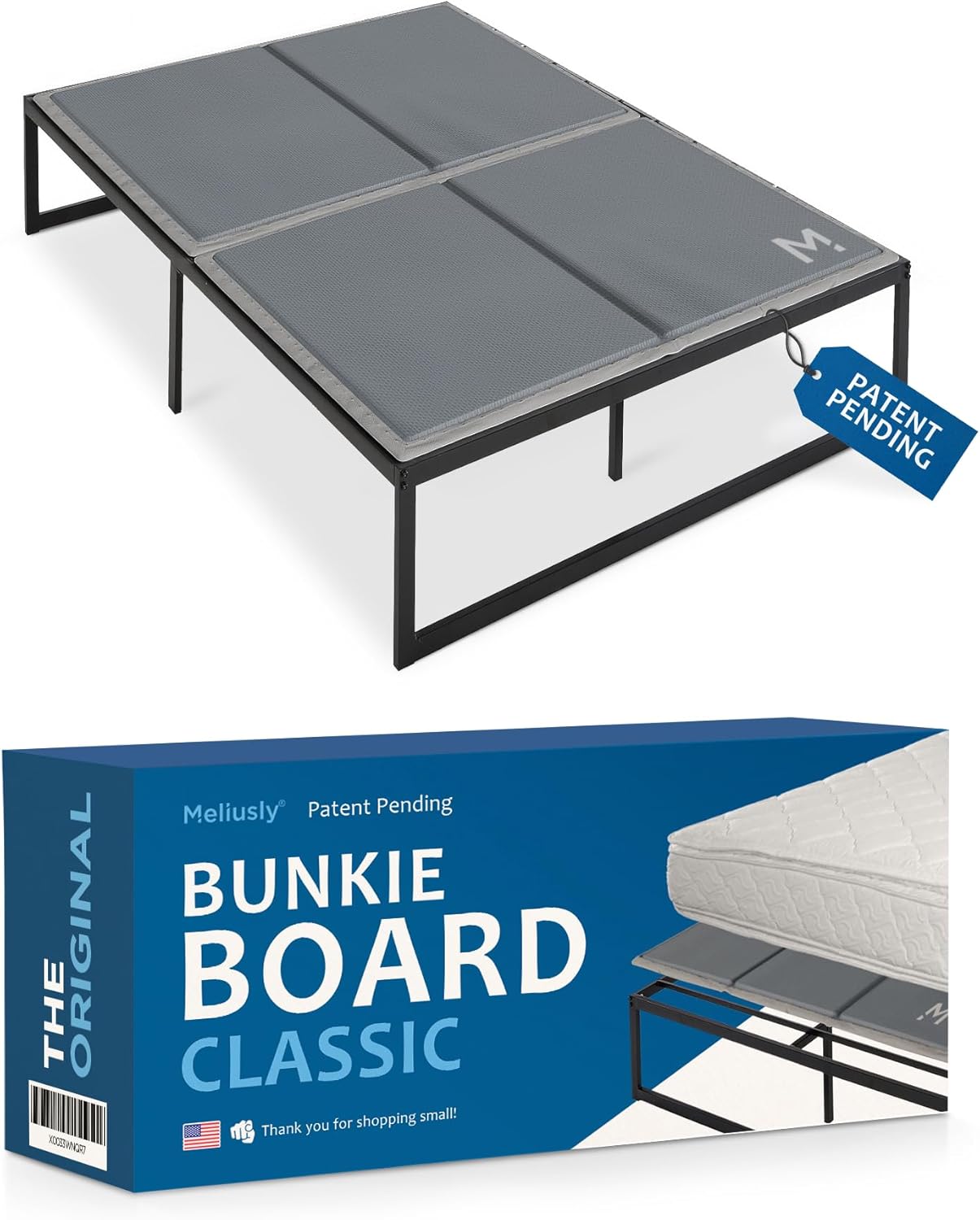 Meliusly Premium 10mm Bunkie Board for Full Size Beds