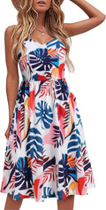 YATHON Casual Dresses for Women Sleeveless Summer Beach Style