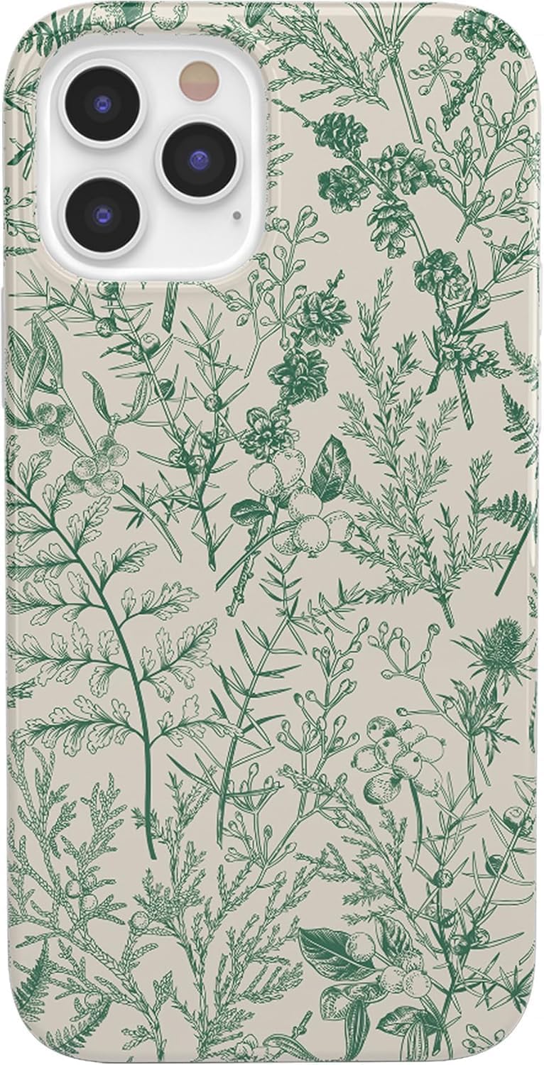 Casely iPhone 12/12 Pro Case in Sage Garden - Ultra-Slim Design