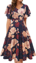 Bridesmay Women's Formal Cocktail Wedding Guest Dress 2025