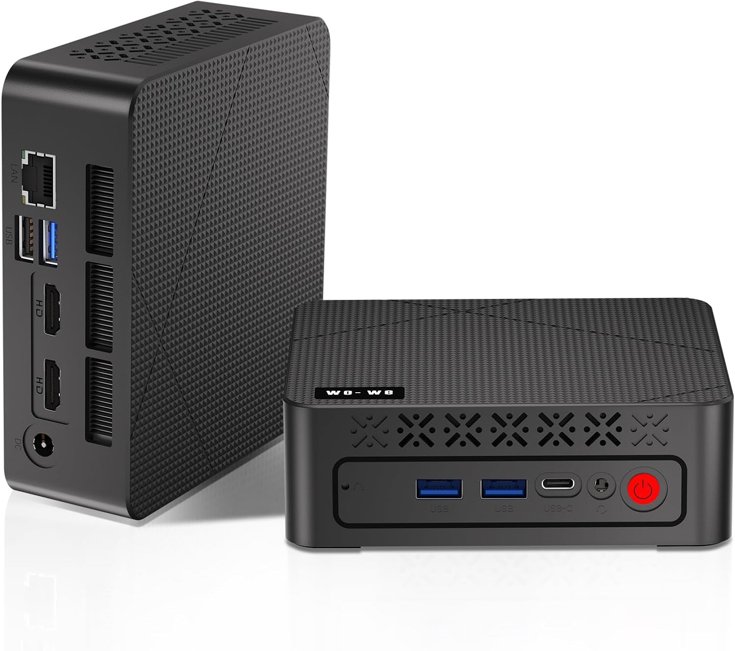 wo-we P6 Mini Gaming PC with Ryzen 5 for Home and Office Use