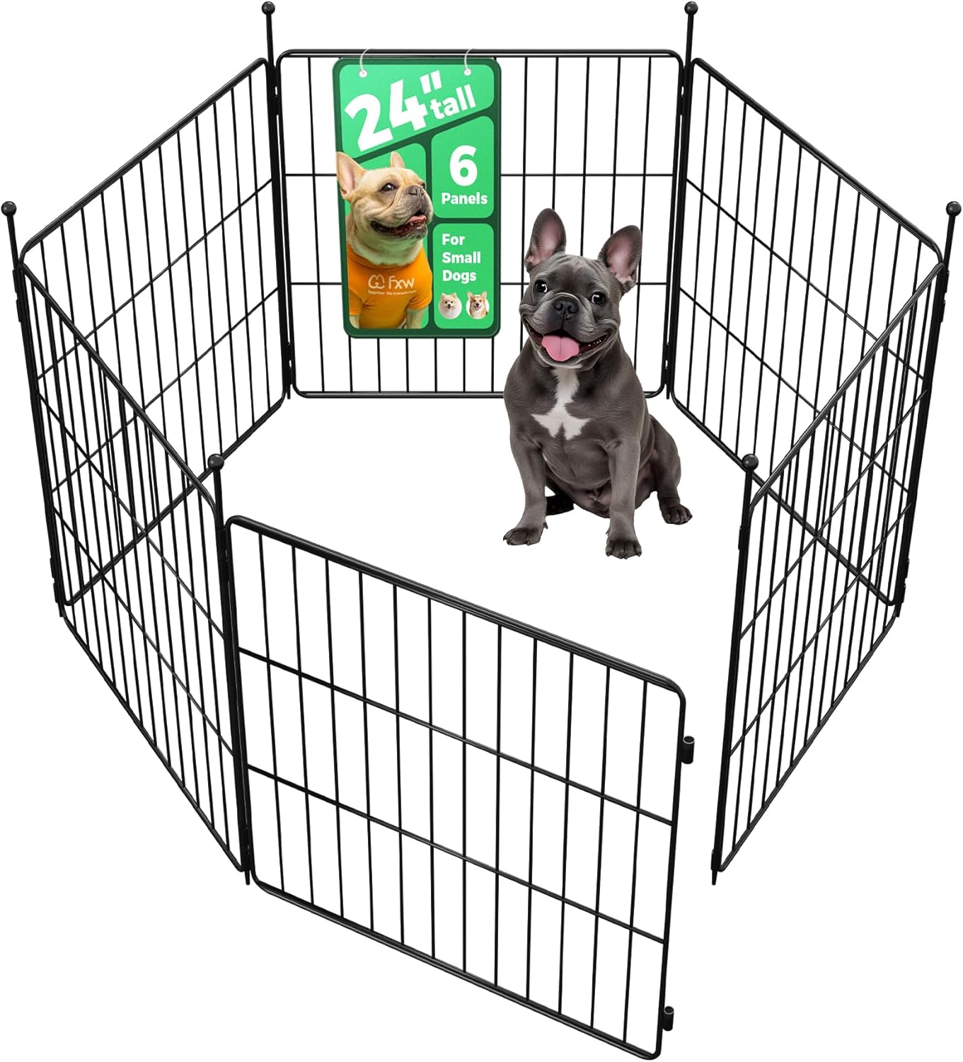 FXW MiniPaws Unleashed Dog Playpen for Small Dogs and Puppies