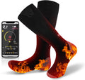 Heated Socks for Men Women - Rechargeable 5000mAh Foot Warmer