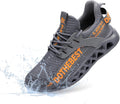 Steel Toe Sneakers for Men Lightweight Safety Shoes - Slip On