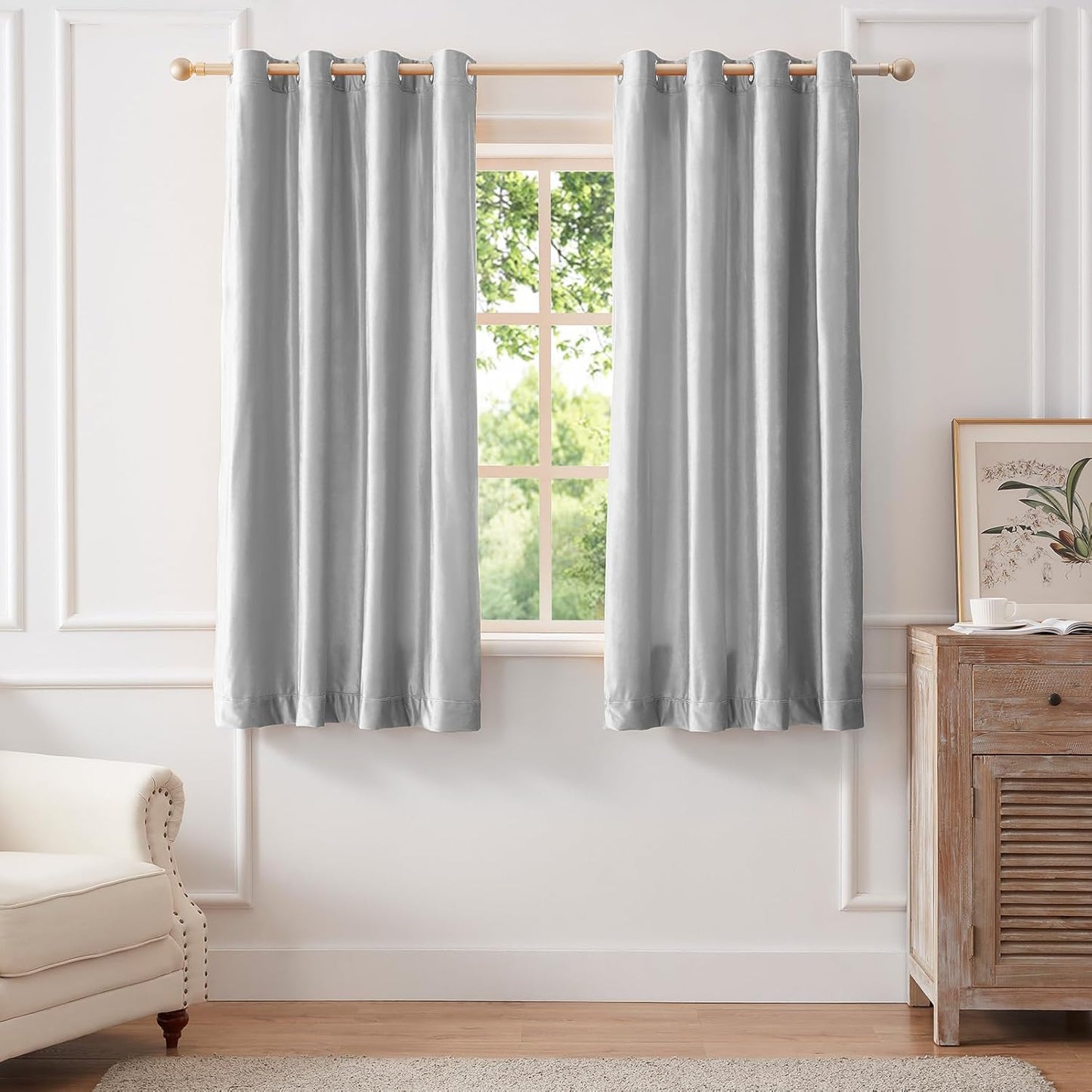 Luxurious Velvet Curtains for Living Room and Bedroom Decor