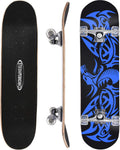 31 Inch Skateboard Double Kick Cruiser Longboard for Kids