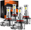 SEALIGHT 9005/9006 Bulbs Combo - Ultra Bright 6500K Fog Lights