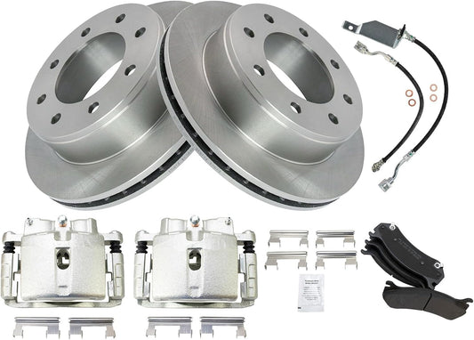 TRQ Brake Pad & Rotor Kit for 2004 Chevrolet Silverado 2500