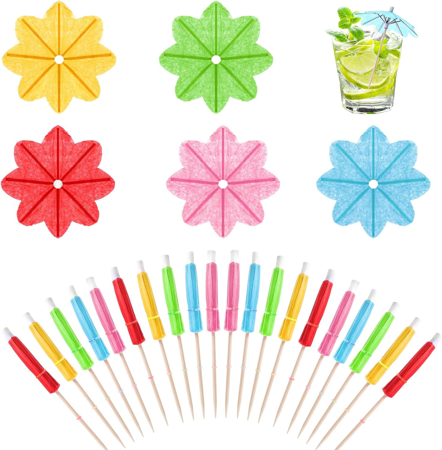 Colorful Cocktail Umbrellas - Party Perfect!