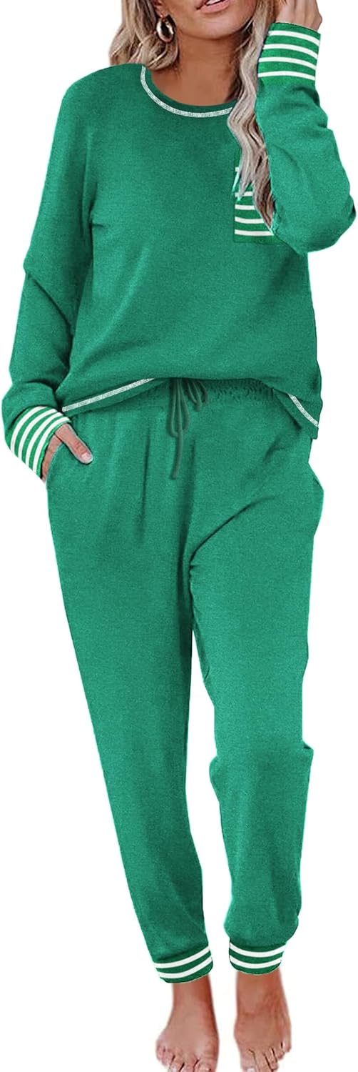 Ekouaer Pajamas Women's Long Sleeve Pj Set for Ultimate Comfort