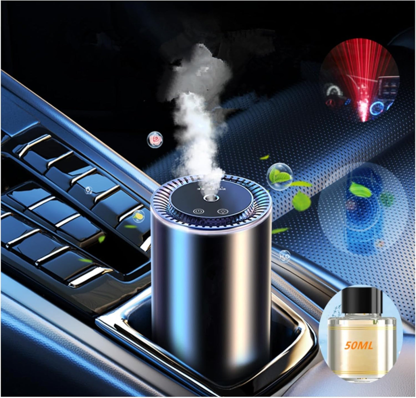 Rechargeable Car Humidifier: Fashionable Atomization Experience