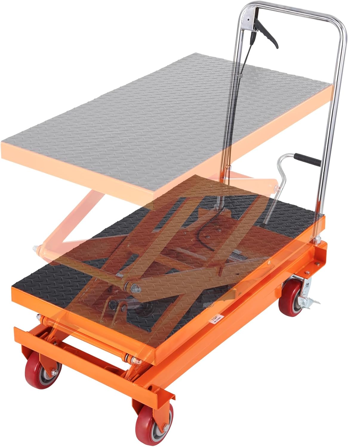 VEVOR Hydraulic Lift Table Cart for Heavy Lifting Tasks