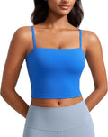 CRZ YOGA Butterluxe Cami Longline Sports Bra - Soft Light Support pads