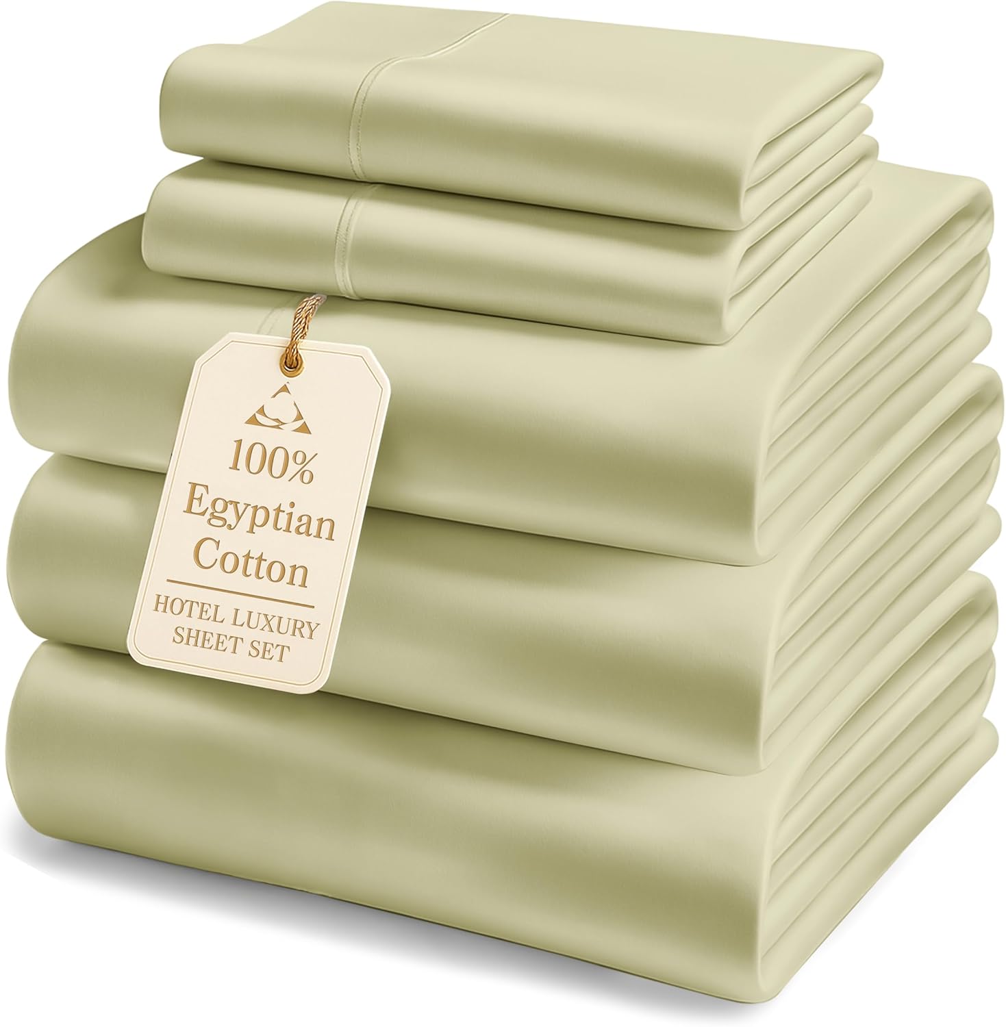 100% Egyptian Cotton Split King Bedding Set for Adjustable Beds