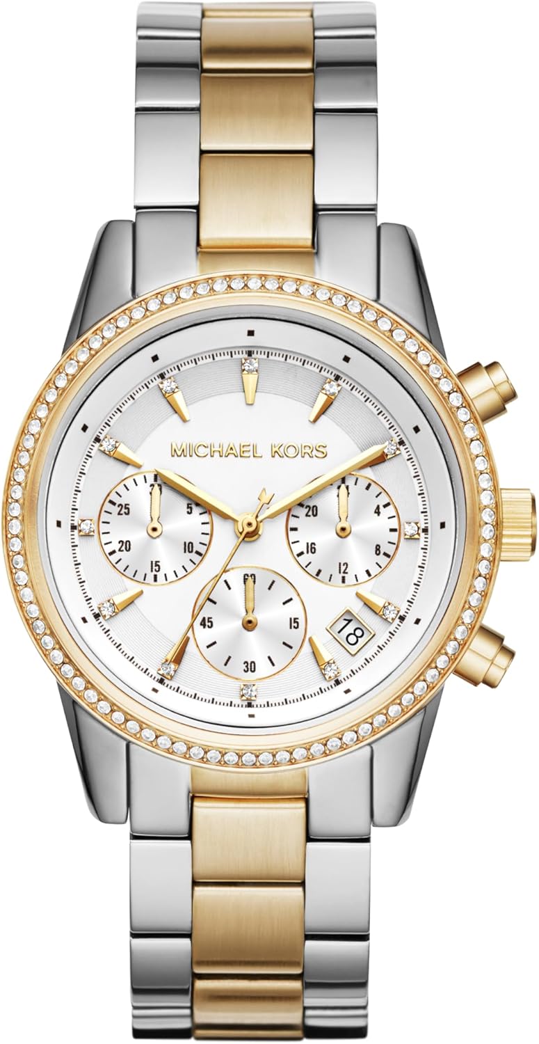 Michael Kors Ritz Women's Stainless Steel & Crystal Watch