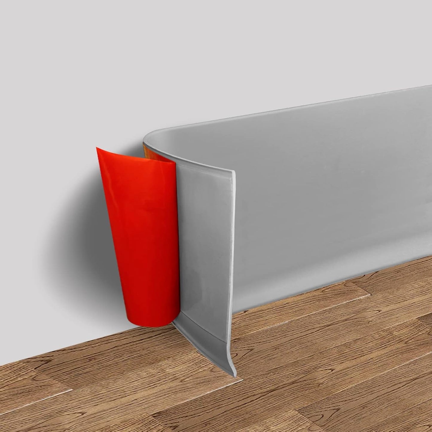 Flexible Self Adhesive Vinyl Wall Base Molding Trim 4in x 40