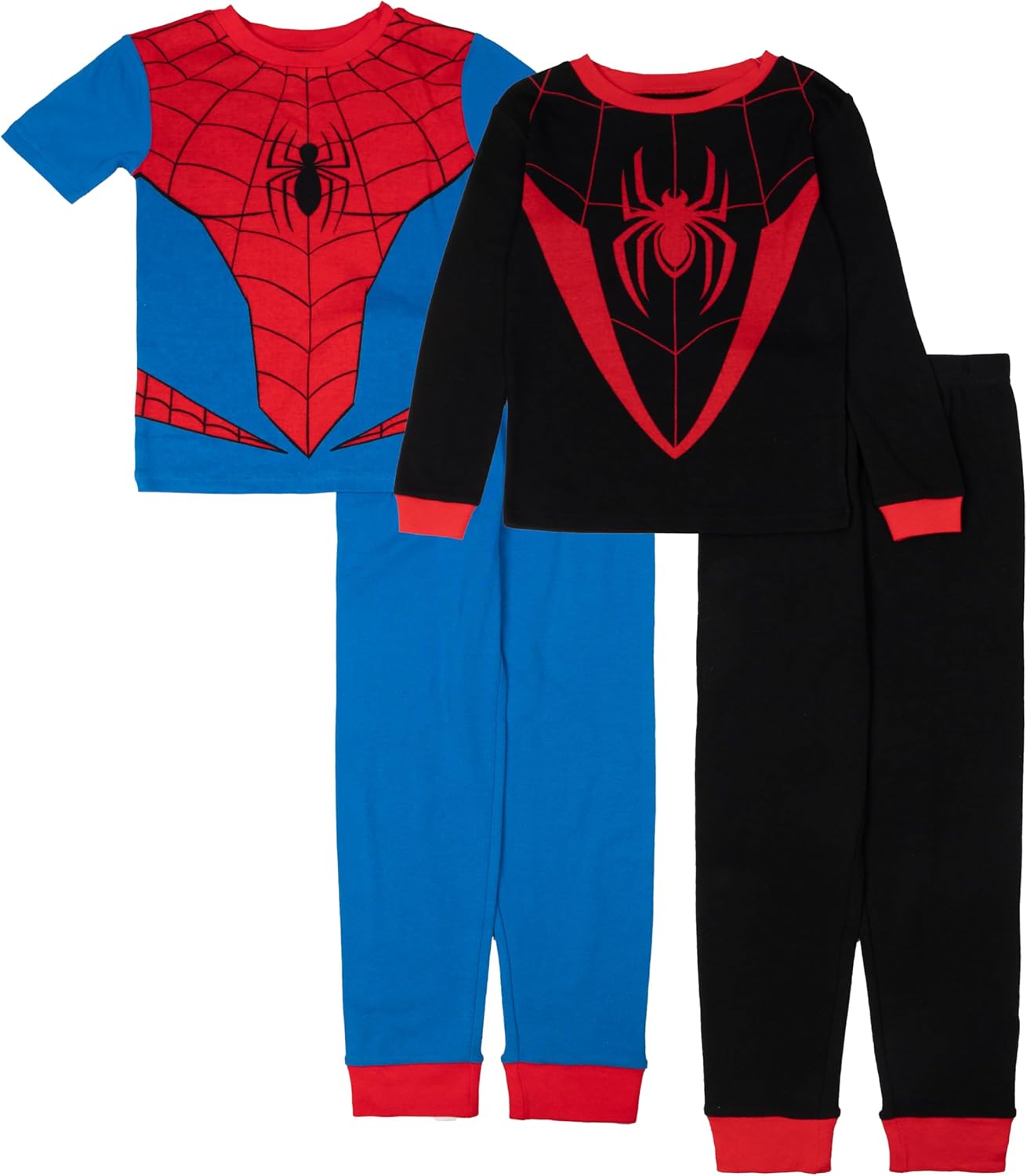 Marvel Boys Snug-fit Cotton Superhero Pajama Set for Kids