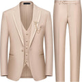 WEEN CHARM Men's 3 Piece Slim Fit Suit - Tailored Formalwear