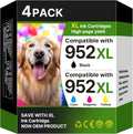 952XL Ink Cartridges 4-Pack for HP OfficeJet - High Yield Value