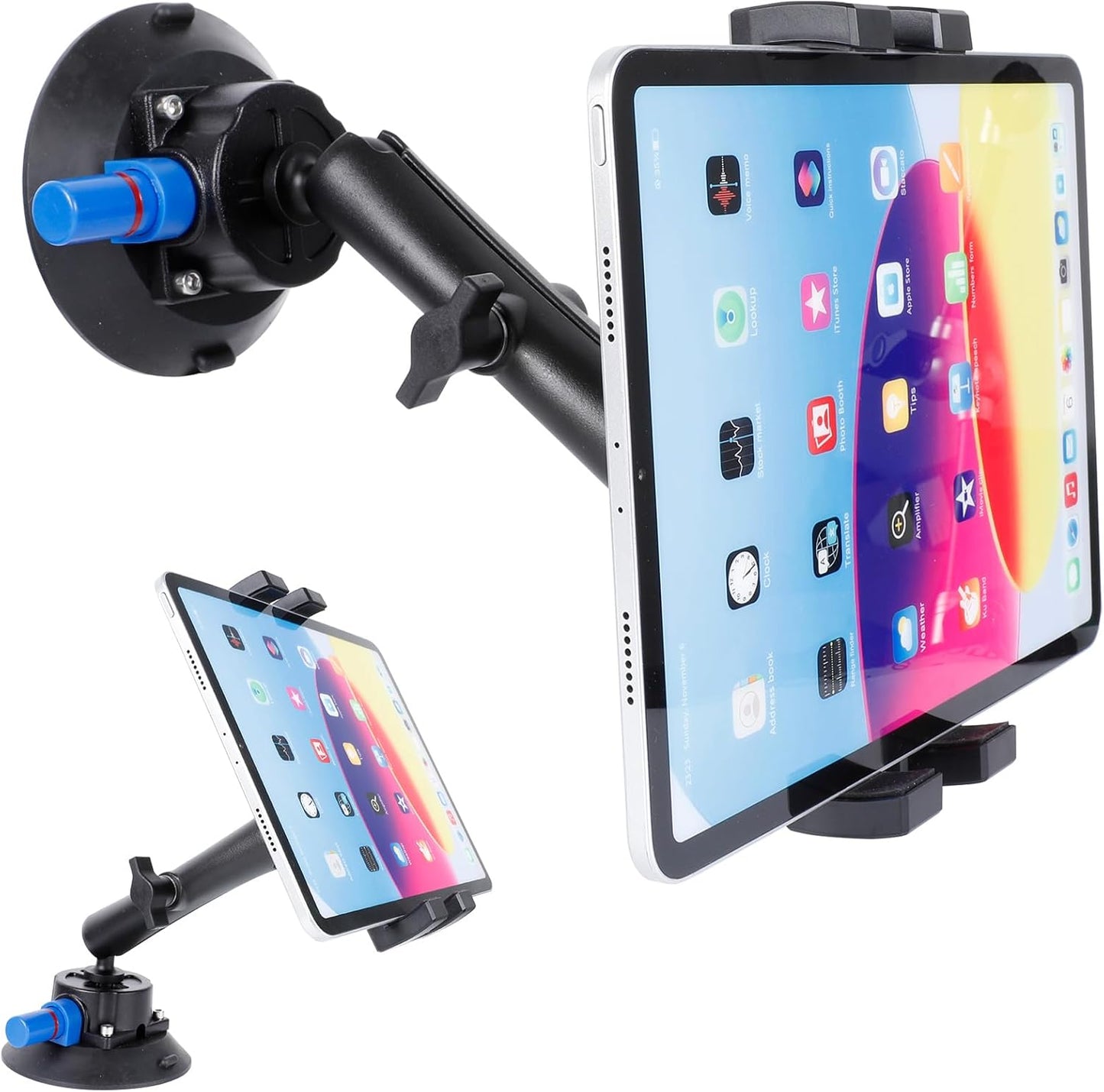 Xik Car Suction Mount for iPad - 360 Rotation Tablet Holder