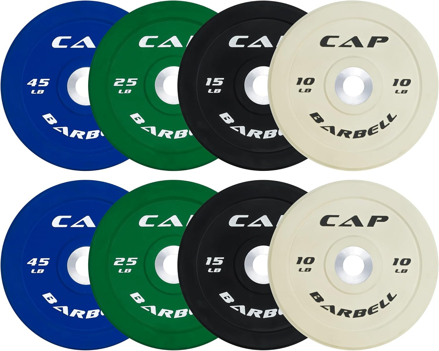 CAP Barbell 2-Inch Olympic Bumper Plate Weight Set Review