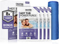 Power Purge Hot Tub Jet Cleaner w/Towel - Clears Jet & Plumbing Gunk