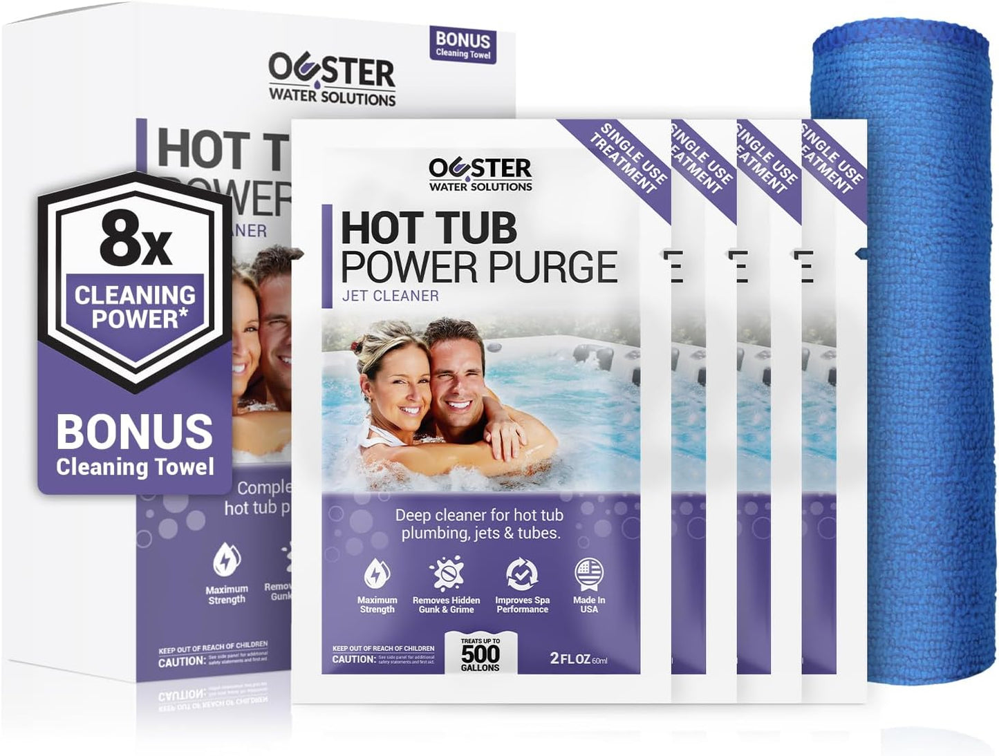 Power Purge Hot Tub Jet Cleaner - Effective Spa Maintenance Solution