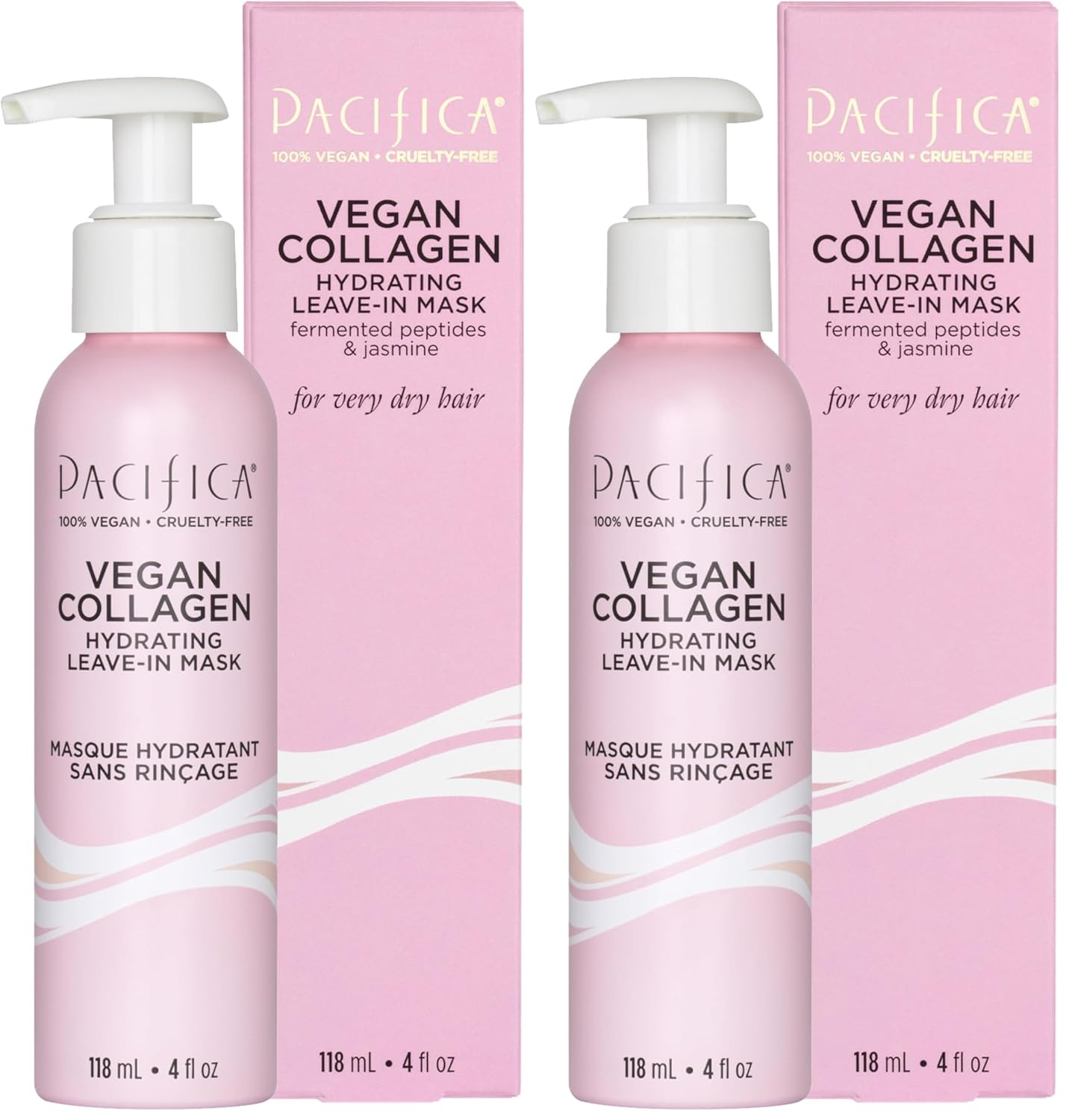 Pacifica Vegan Collagen Leave-In Repair Hair Mask for Dry Hair