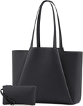 Women's Lead Gray 15.6 in Laptop Tote Bag - Large Capacity Work Tote
