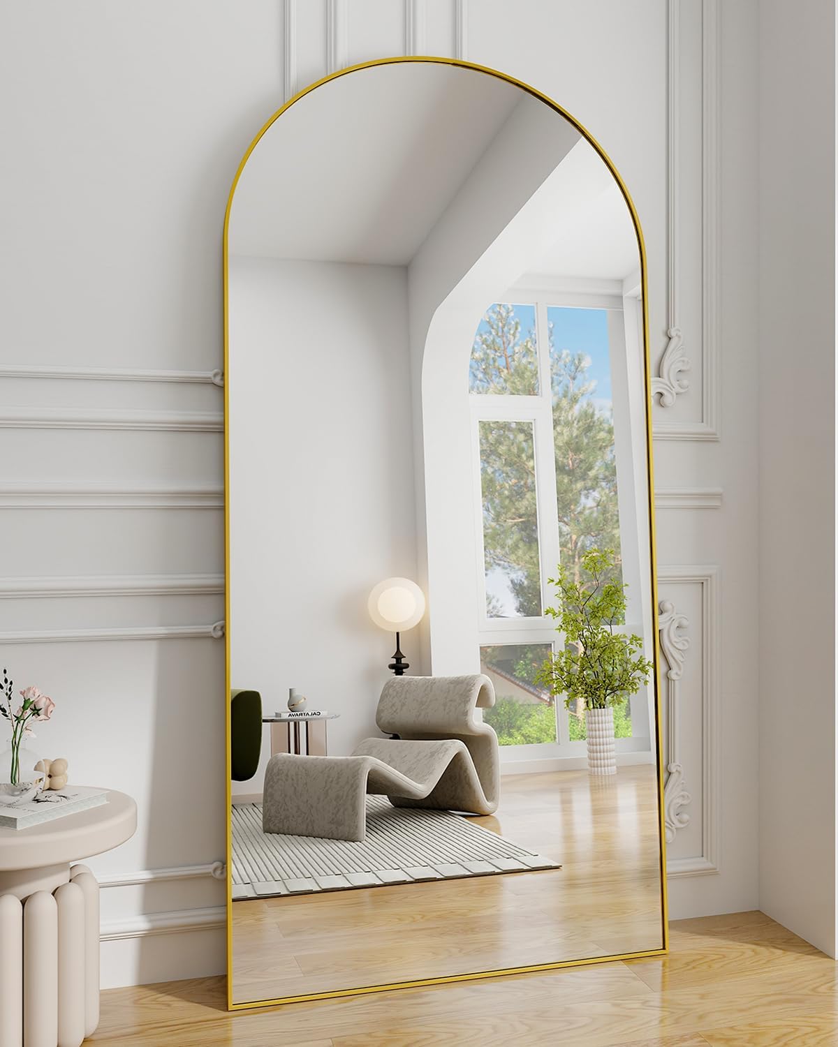 Koonmi 30x71 Arched Full Length Mirror for Stylish Spaces