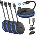 Wireless HDMI Pro Transmitter and Four Receivers - Multi-TV Extender