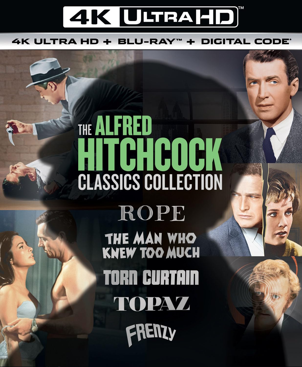 Alfred Hitchcock Classics Collection in 4K Ultra HD for Film Lovers