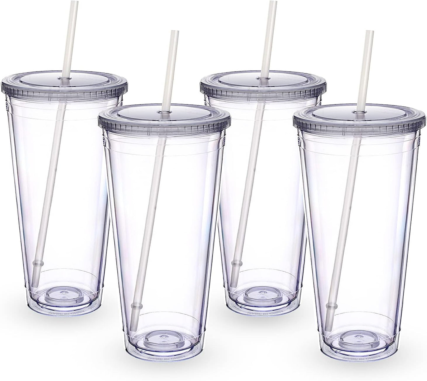 Zukro Clear Acrylic Tumbler with Straw and Lid 32 oz Review