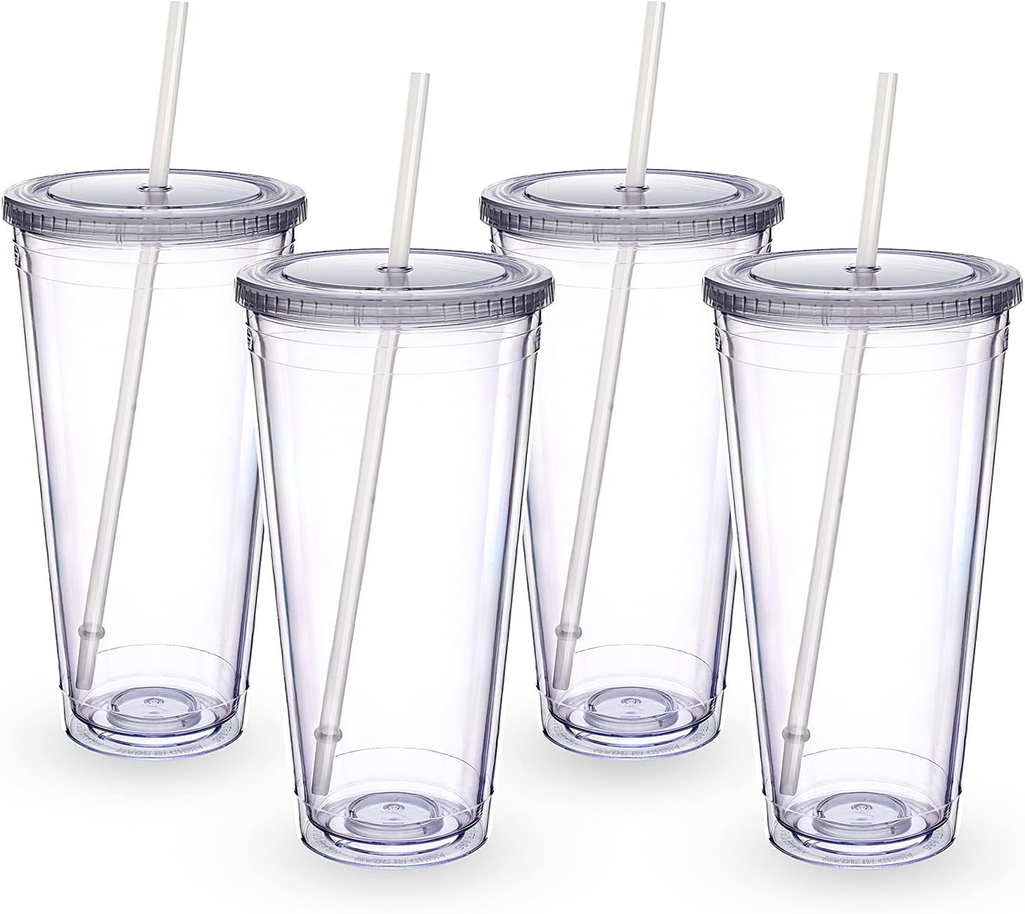 Zukro Clear Acrylic Tumbler with Straw and Lid 32 oz Review